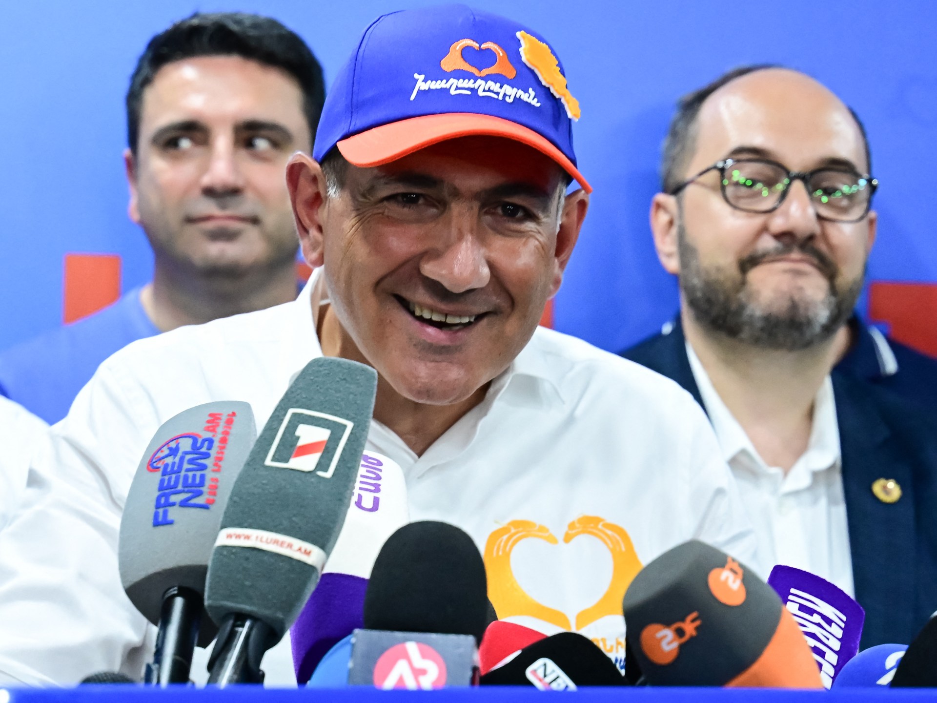 Armenias ruling party leads in early election results
