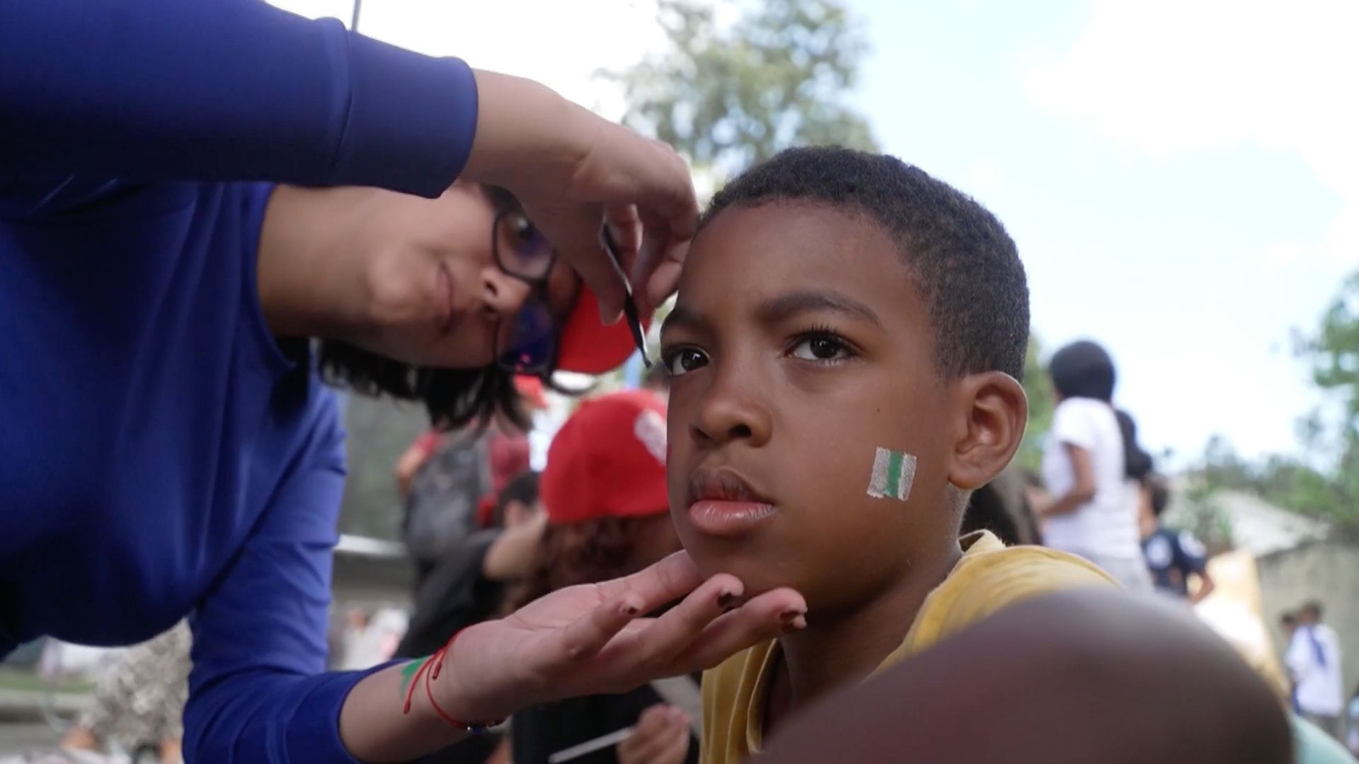 Children in Caracas find solace in park activities following earthquakes
