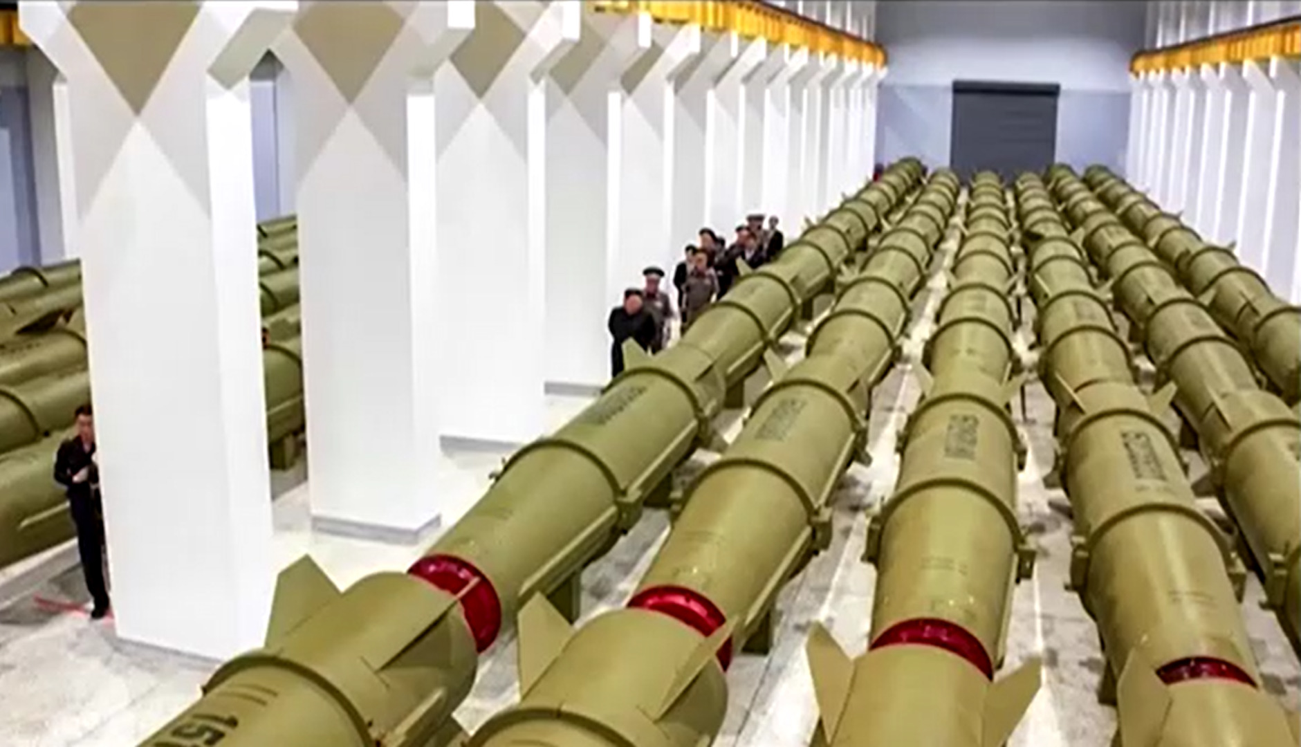 Kim Jong Un Inspects Munitions at North Korean Weapons Factory