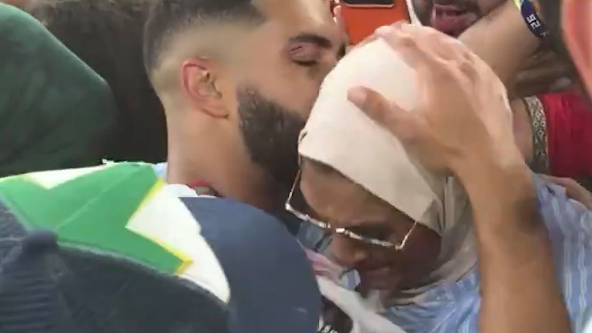 Morocco player shares emotional moment with mother after teams victory
