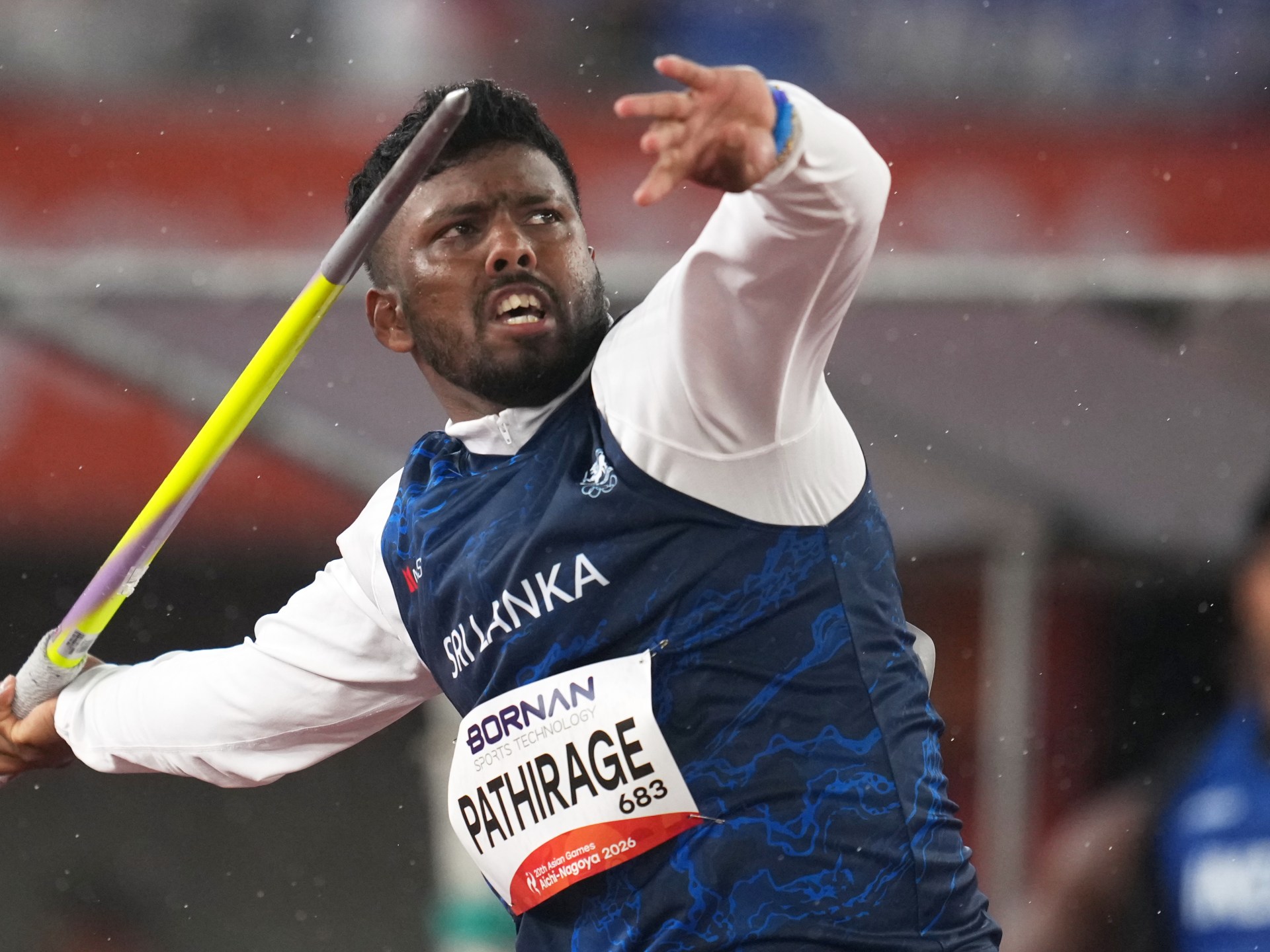 Rumesh Pathirage Wins Gold in Javelin at Asian Games