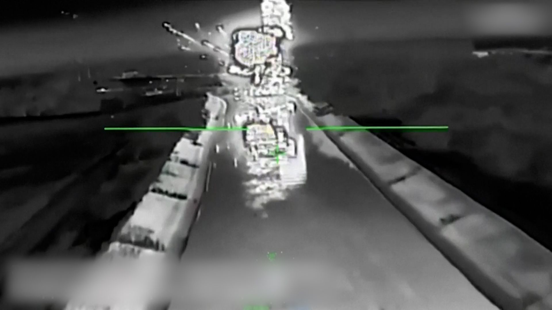 Russias Strategic Bridge in Crimea Damaged by Ukrainian Attack