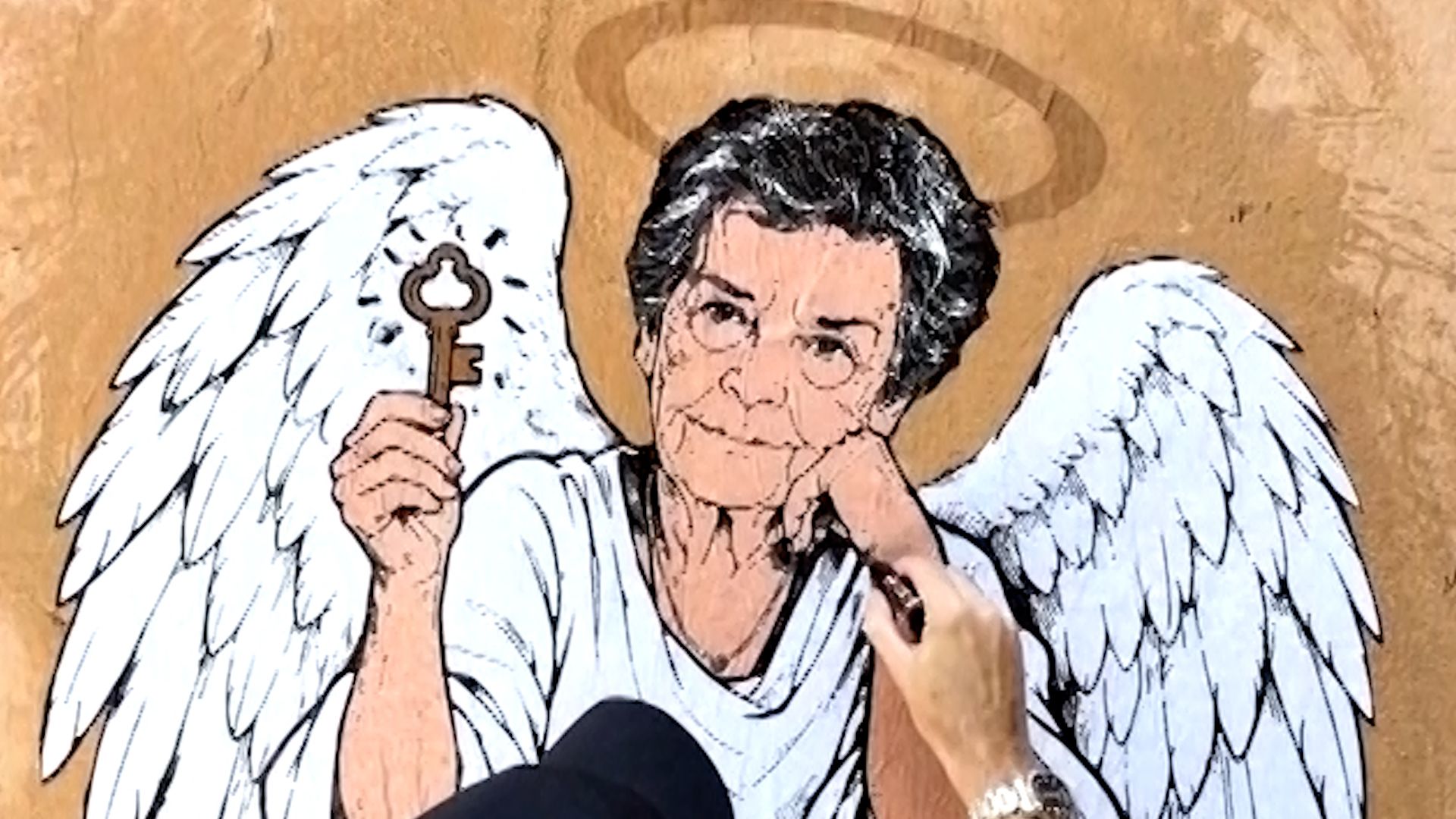 Spanish graffiti artist pays tribute to advocate for affordable housing ...